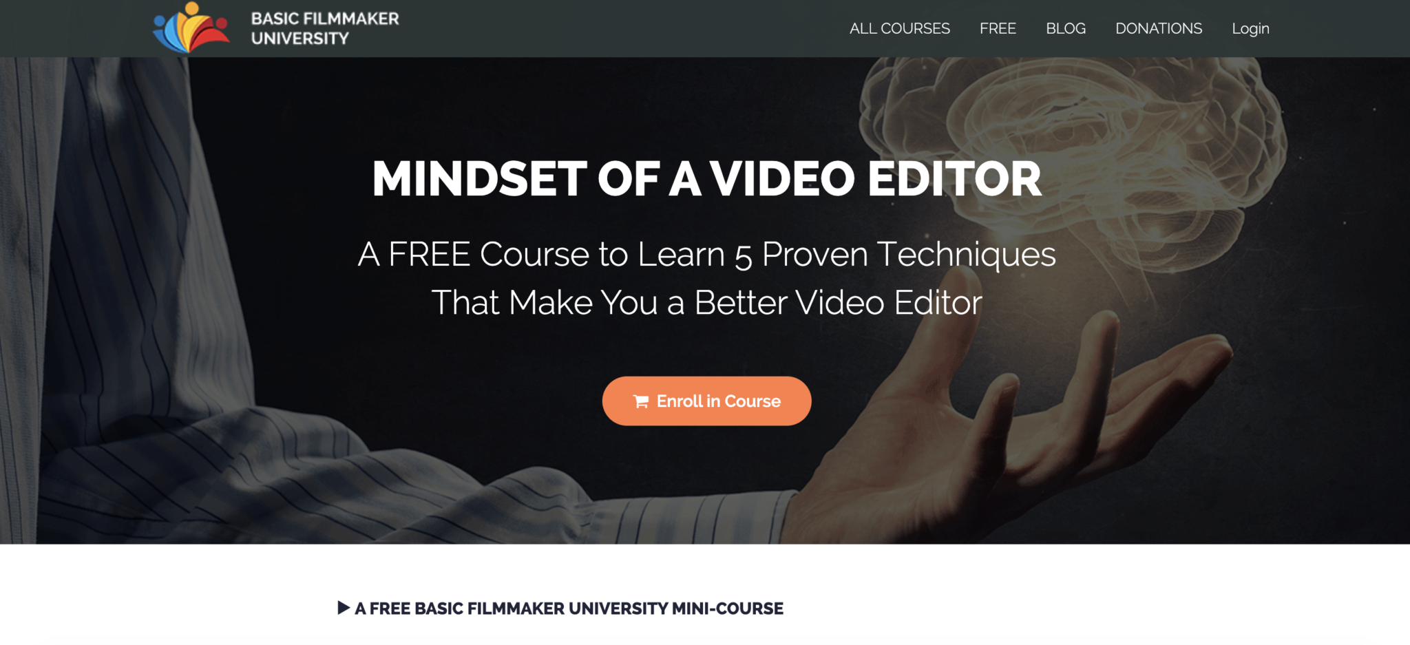 Basic Filmmaker University mini course