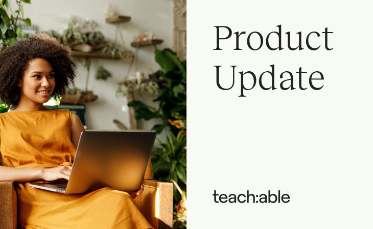 January 2021 product update: Teachable Payments