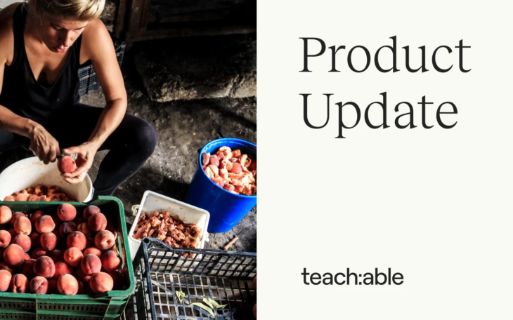 June 2020 product update: Start your coaching business on Teachable