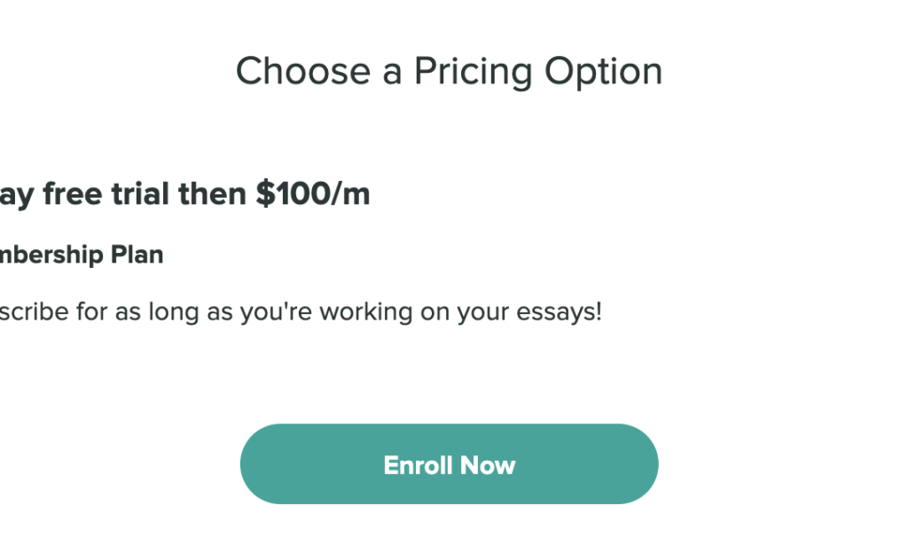 Teachable Pricing Option