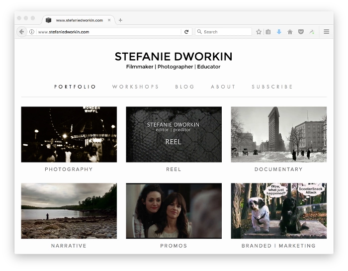 stefanie dworkin homepage