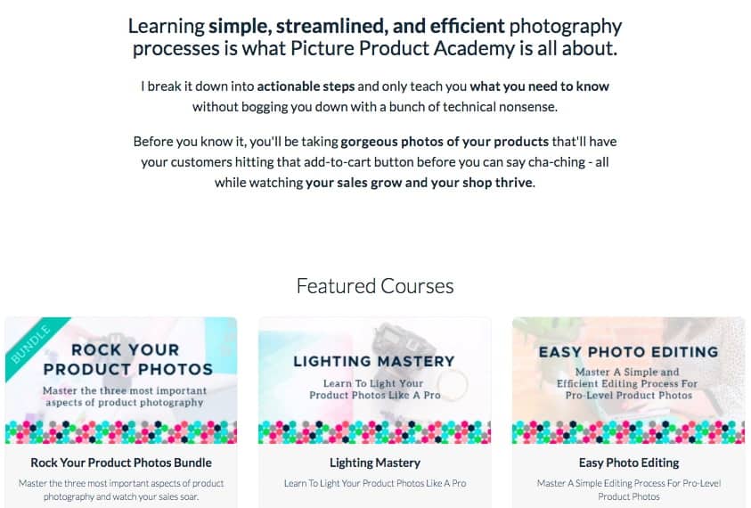 Photography course learning style