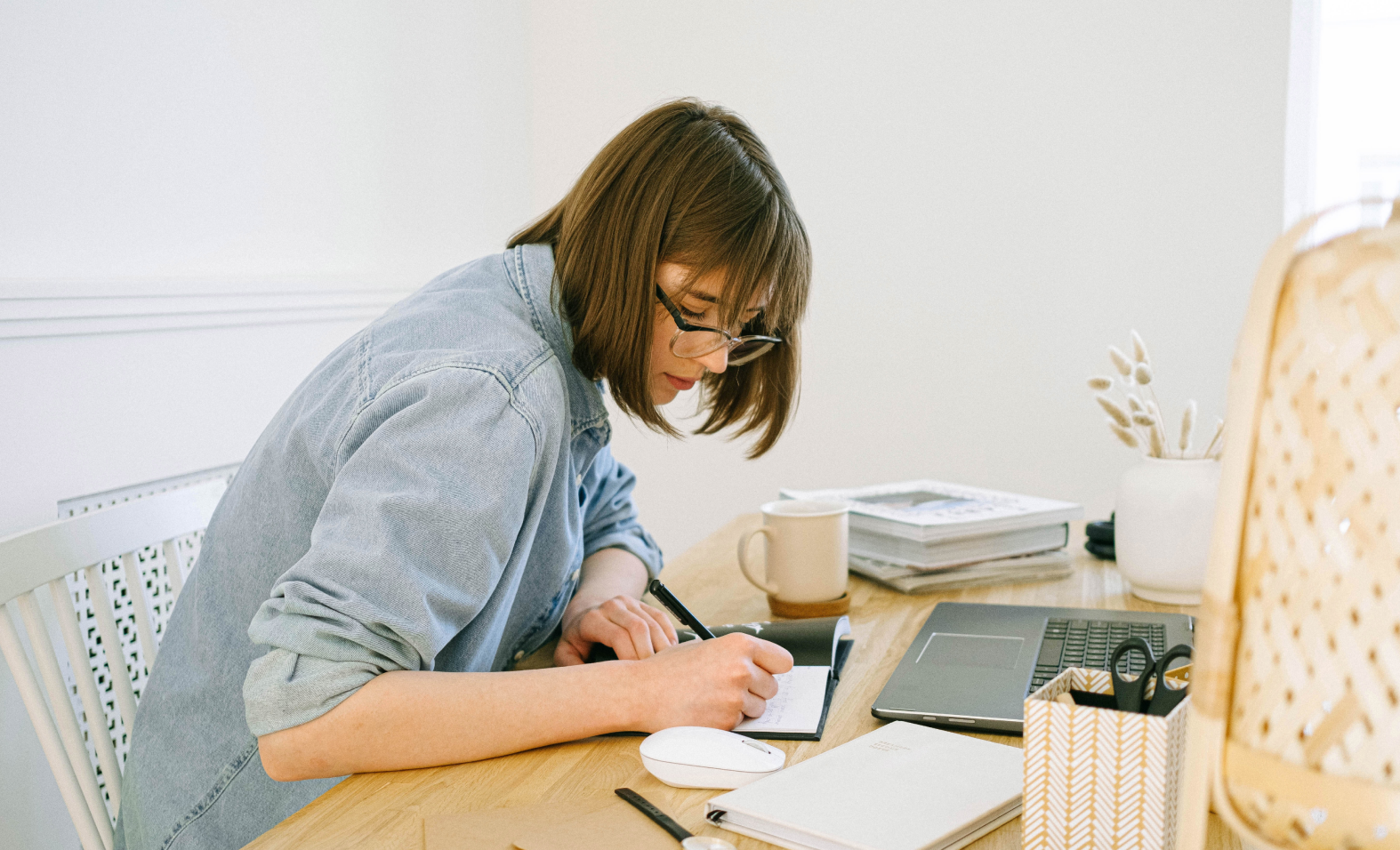 woman writing