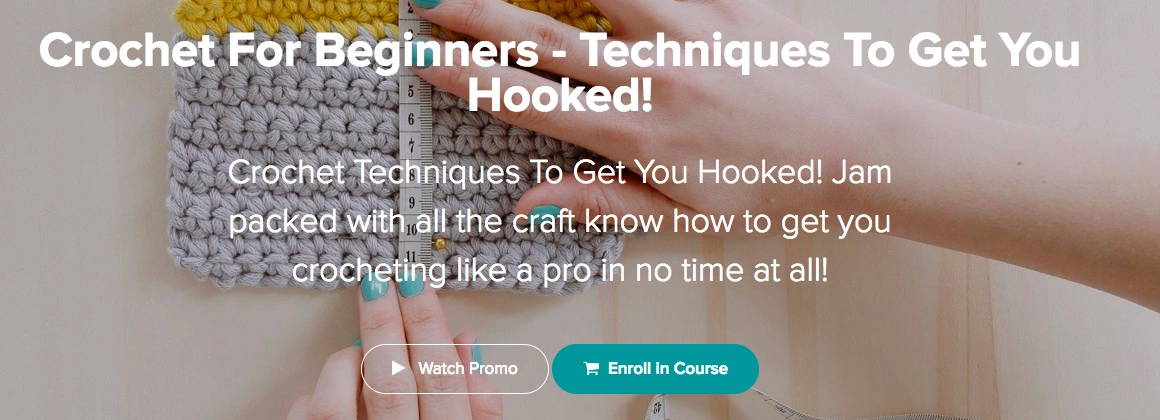 Crochet course techniques