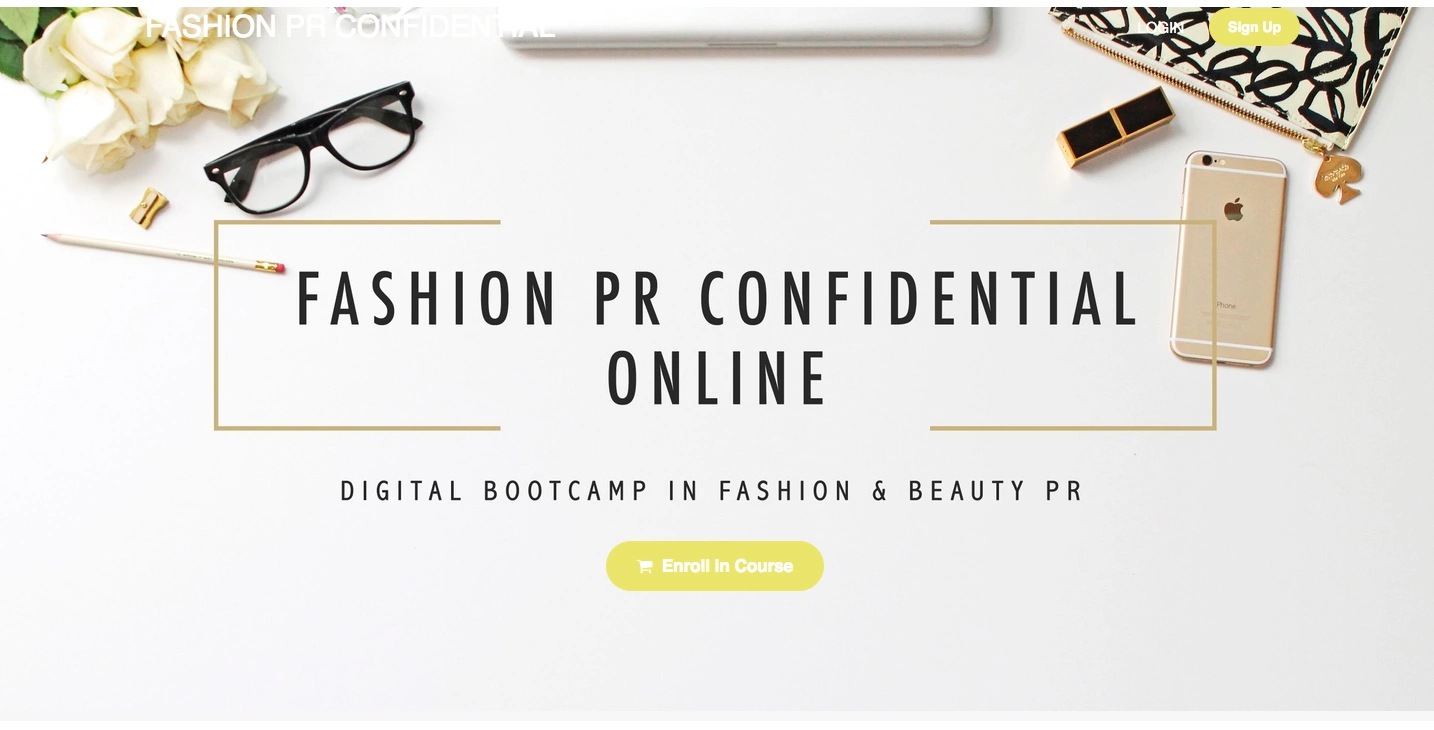 fashion pr confidential sales page