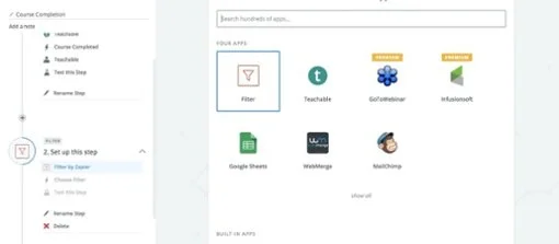 zapier filter
