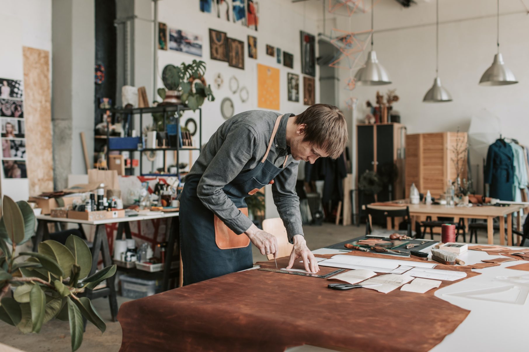 man in workshop