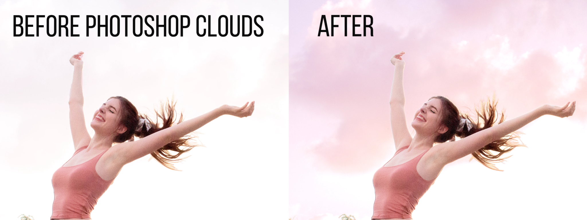 clouds in photoshop