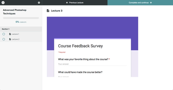 course feedback survey