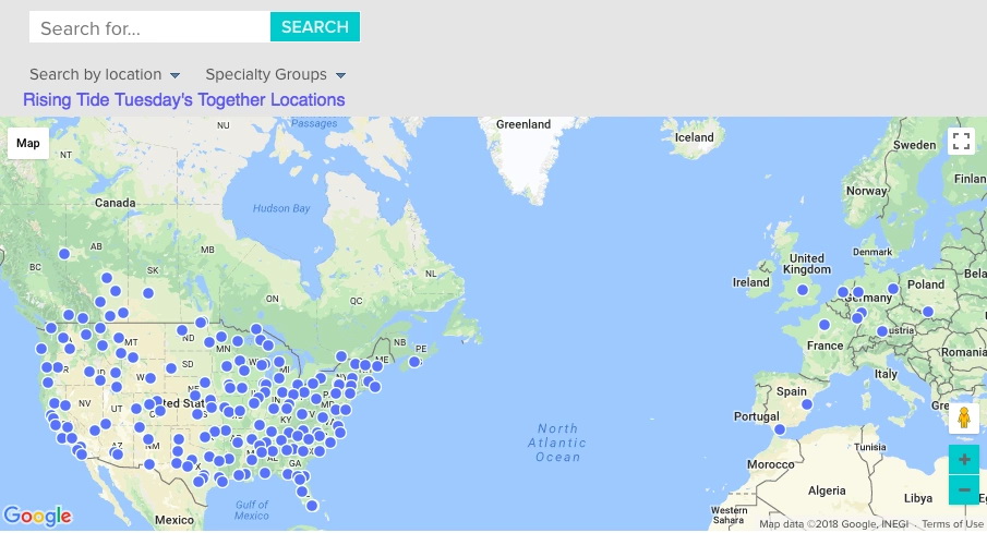 Tuesdays together map image