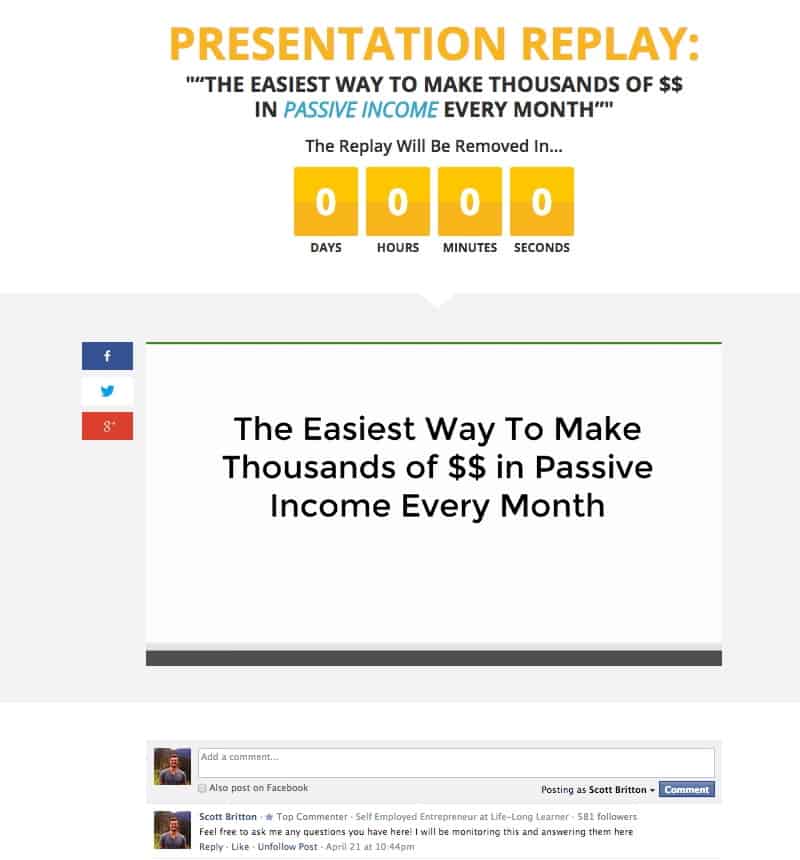 how to create a webinar example