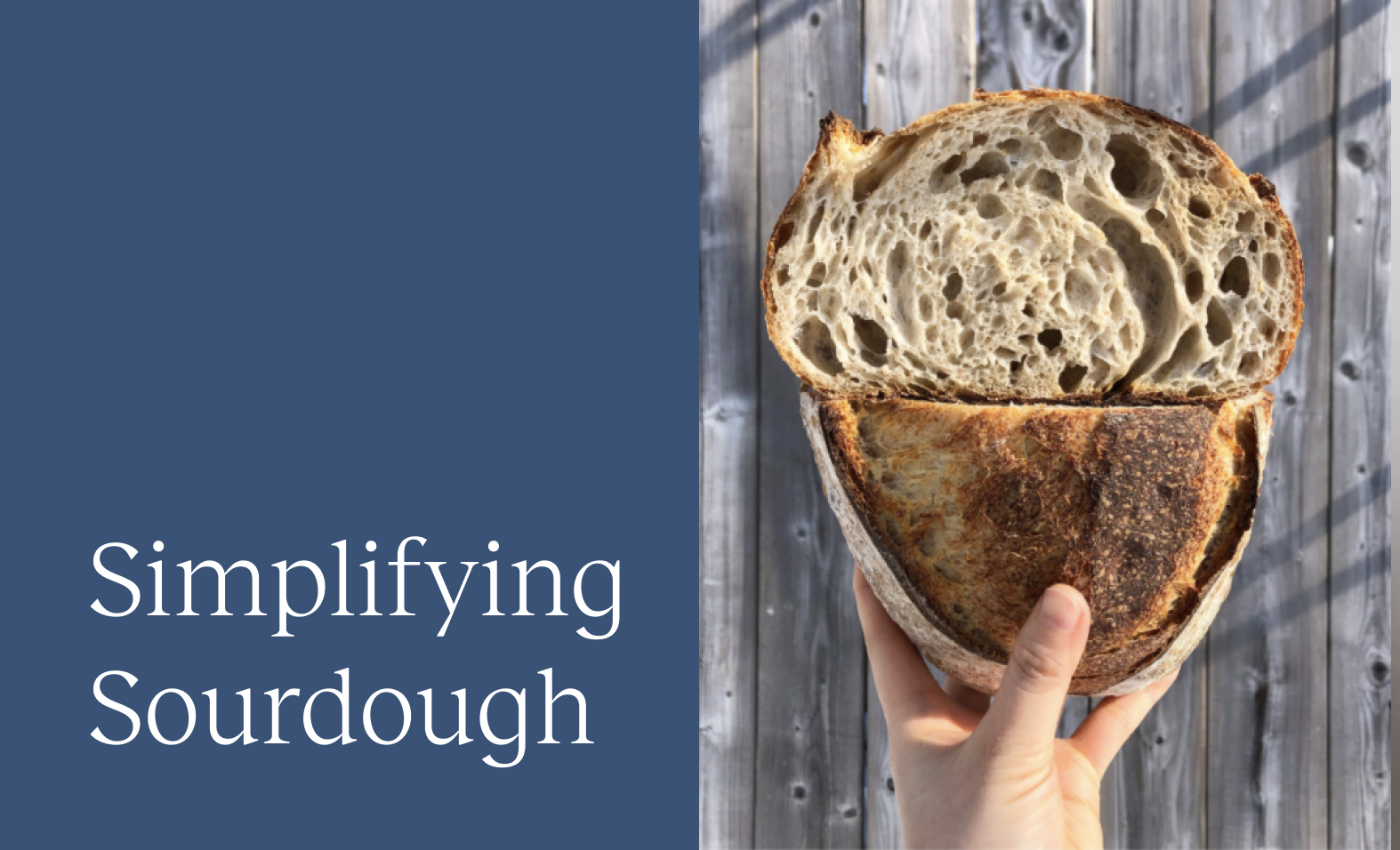 Simplifying Sourdough course