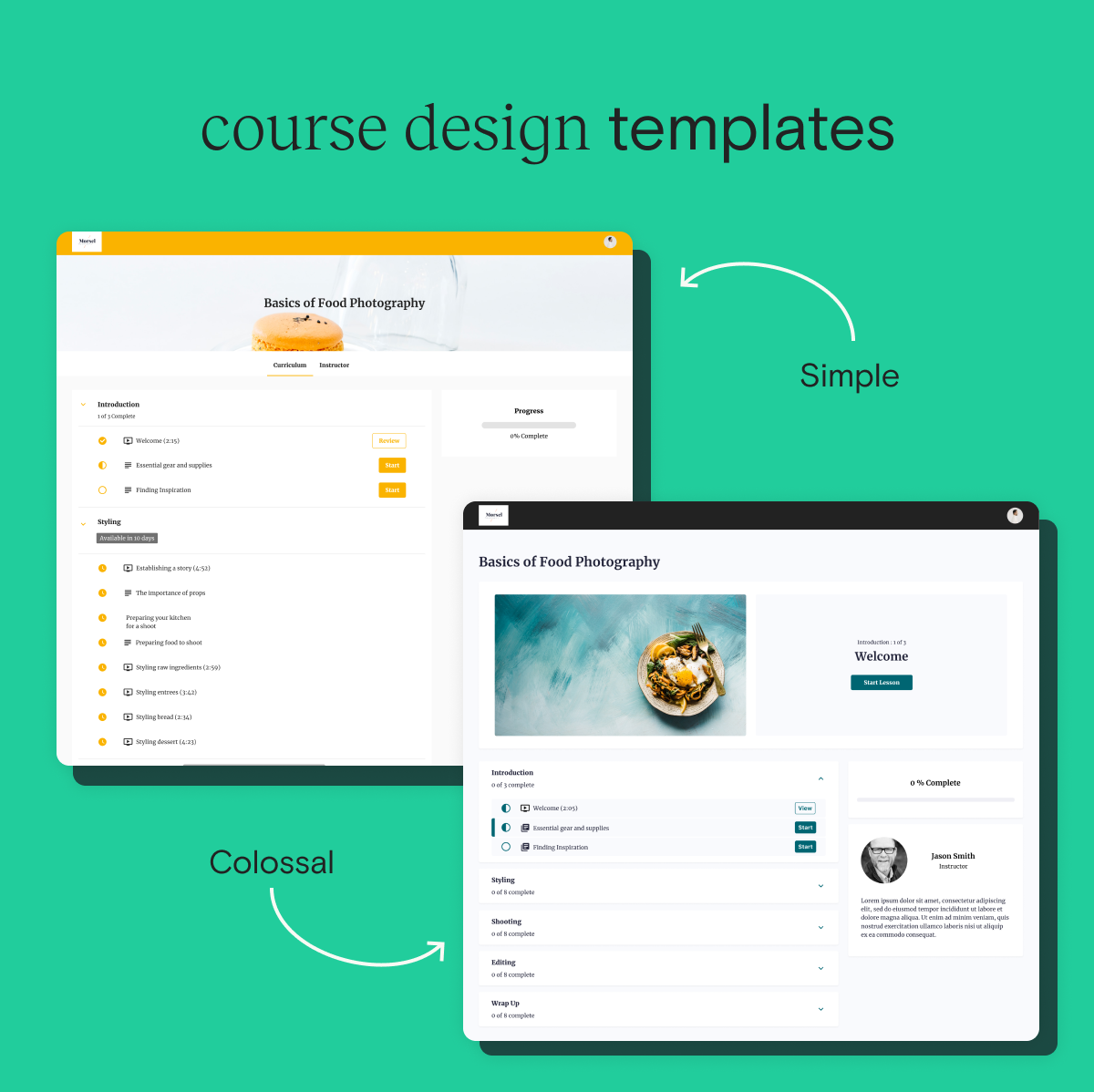 course design templates