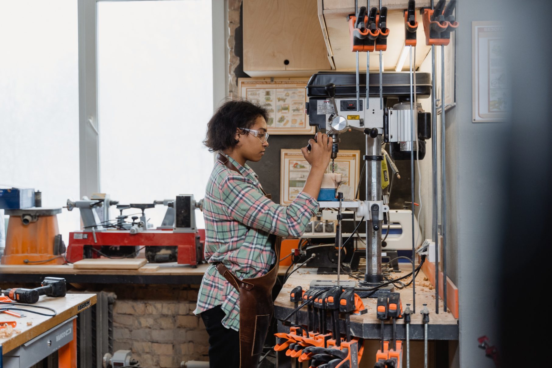 worker in workshop