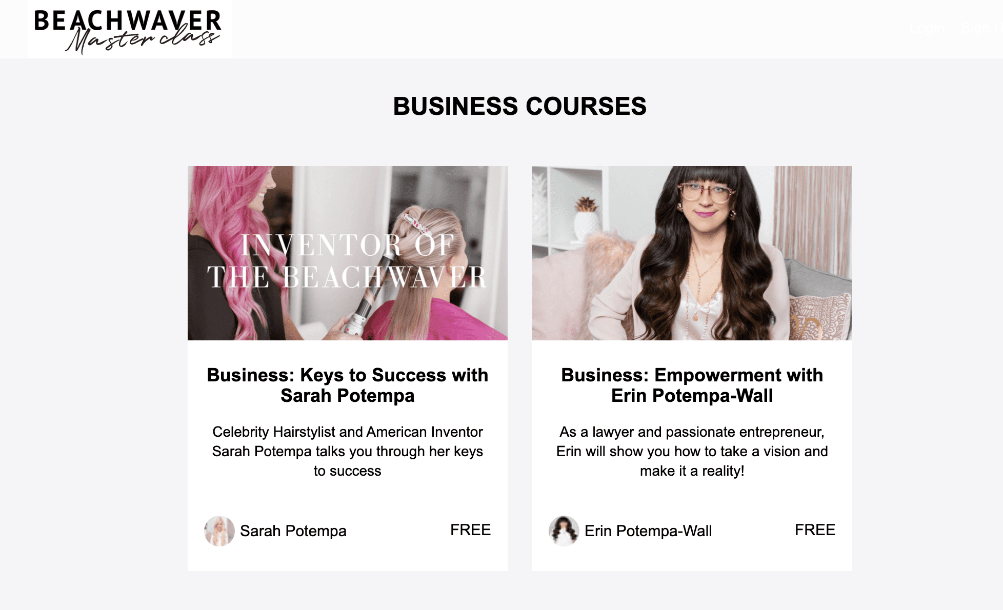 beachwaver master class business