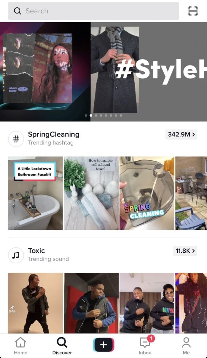 tik tok page