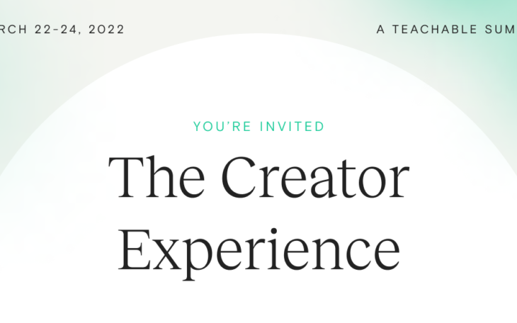 Your free invite to The Creator Experience: A Teachable Summit