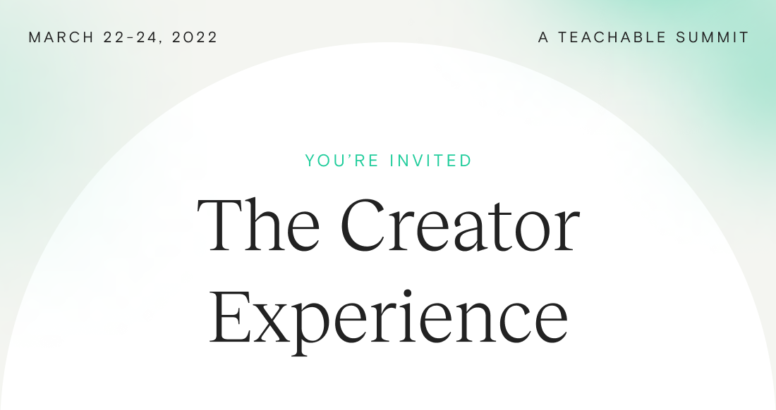 The Creator Experience