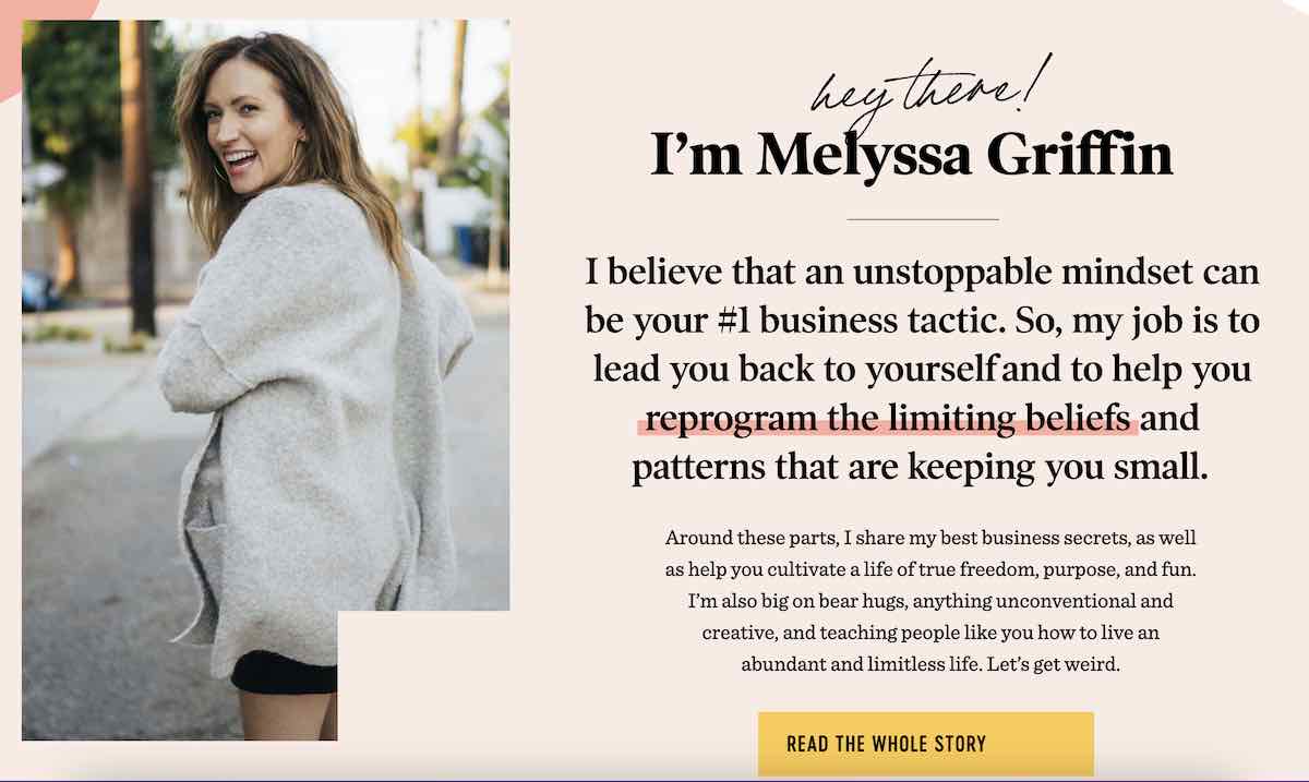 melyssa griffin personal brand statement