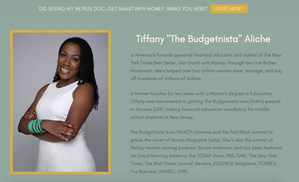 tiffany aliche branding