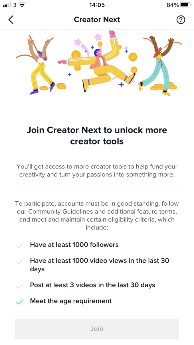Tiktok creator next