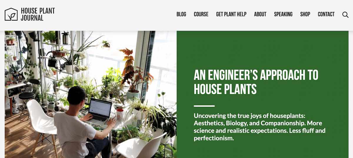 plant house journal