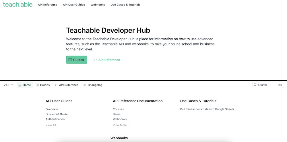 teachable api