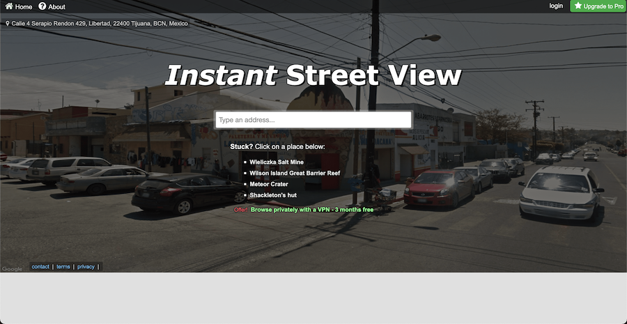 instant street view