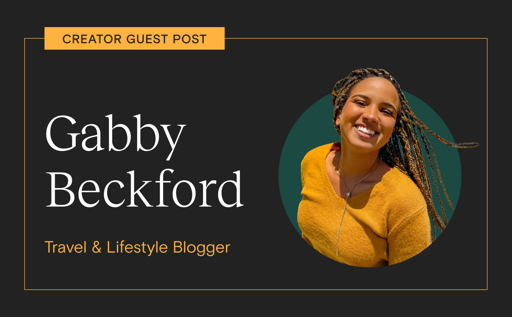 Gabby Beckford of Packs Light teaches others to travel boldly