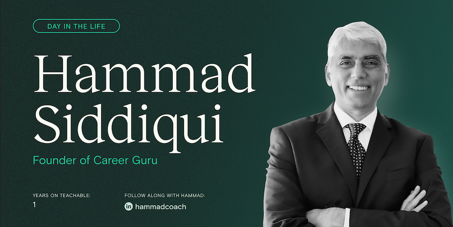 A Day in the Life: Hammed Siddiqui of Career Guru