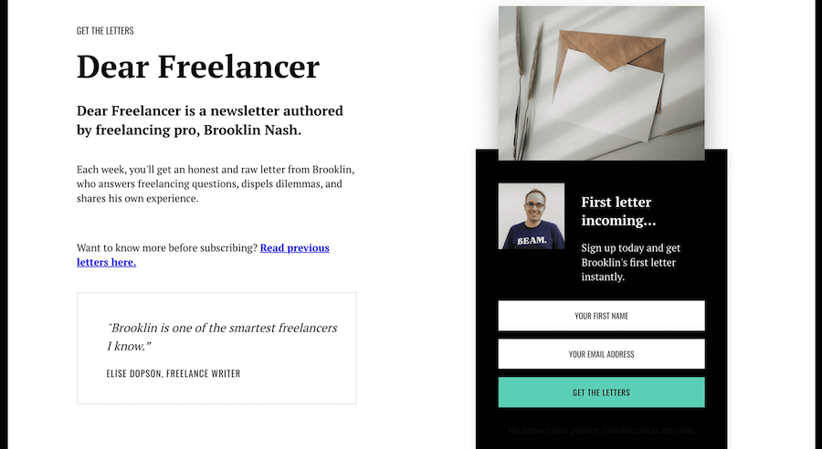 Dear Freelancer