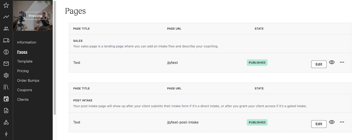 how to create a client intake form