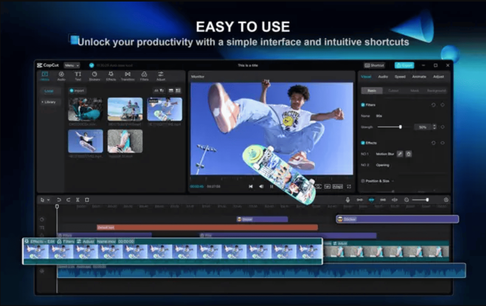 video editing app: capcut